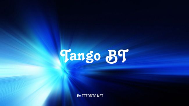 Tango BT example